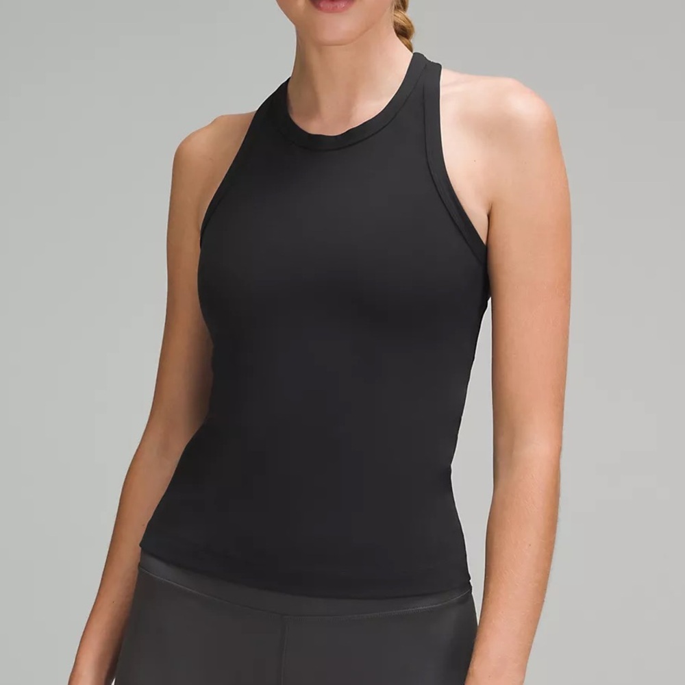 Lululemon Waist-Length Racerback BLK 6